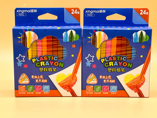 CRAYOLA PLÁSTICA 24 pz